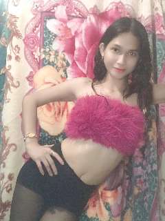 Pink Top, Floral Curtain, Tuesday Night photo